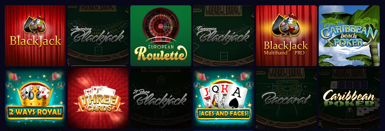 Table games library